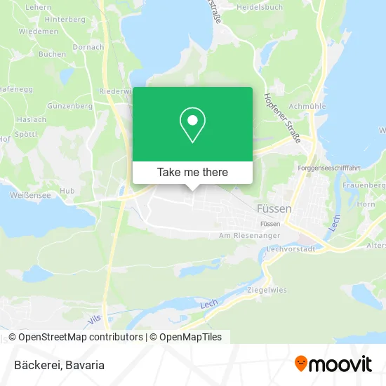 Карта Bäckerei