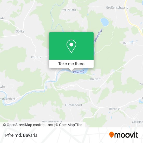 Карта Pfreimd