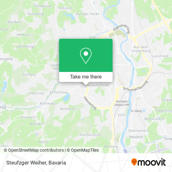 Карта Steufzger Weiher