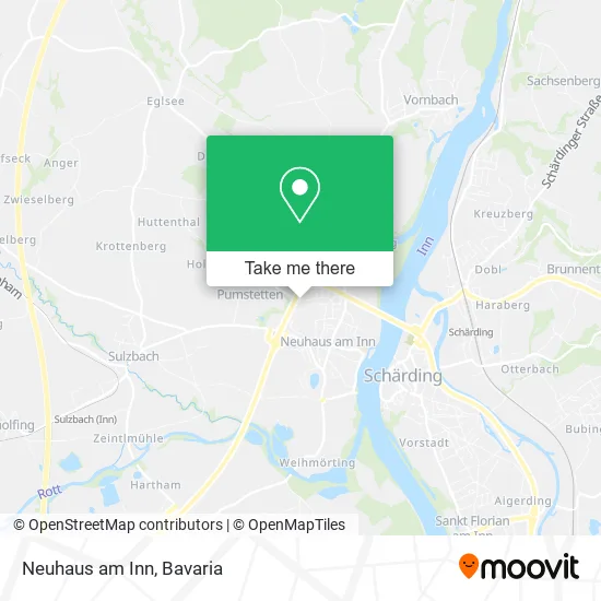 Карта Neuhaus am Inn
