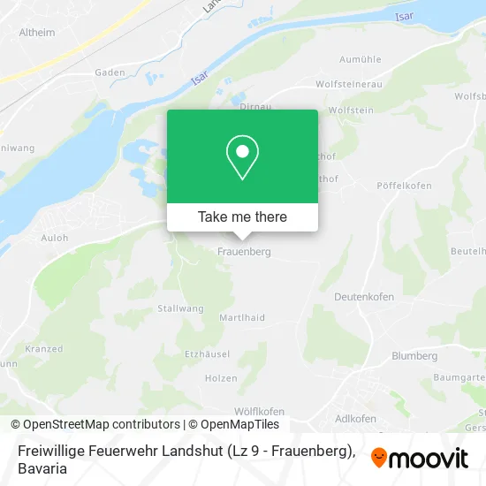 Карта Freiwillige Feuerwehr Landshut (Lz 9 - Frauenberg)