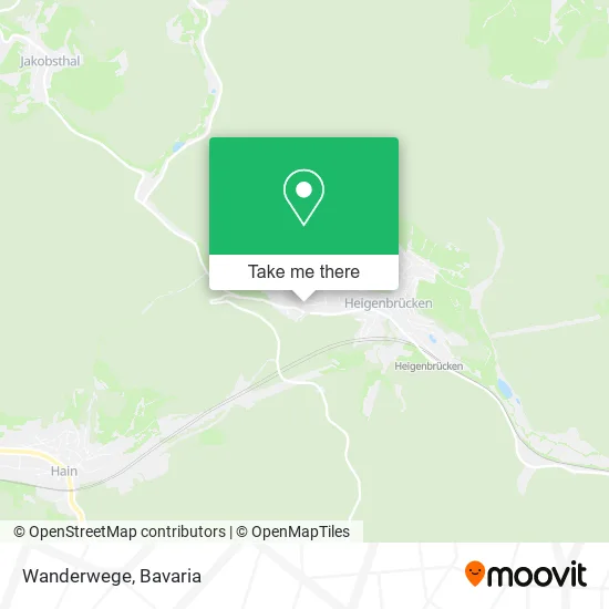 Карта Wanderwege