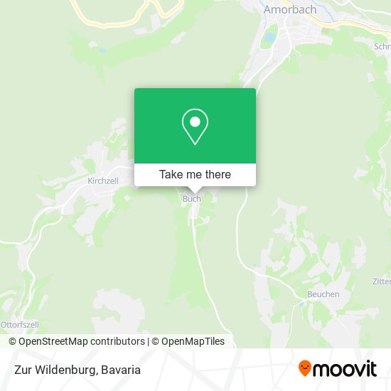 Zur Wildenburg map