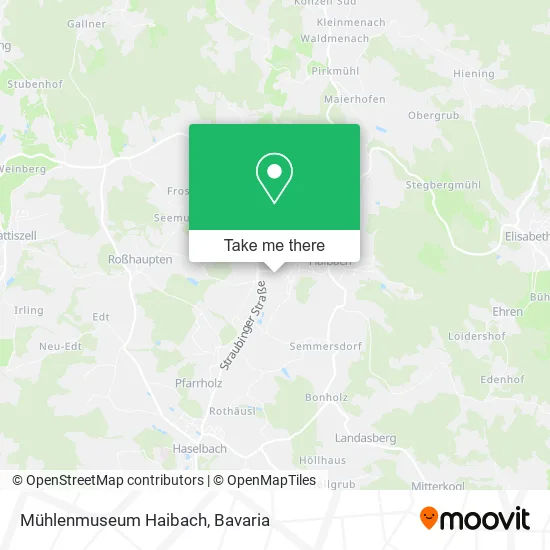 Карта Mühlenmuseum Haibach