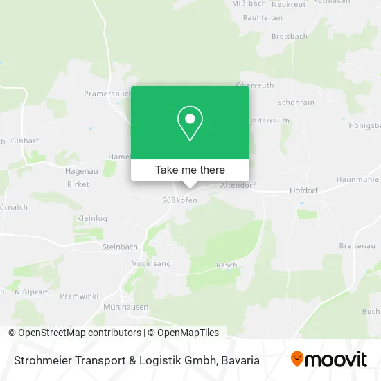 Карта Strohmeier Transport & Logistik Gmbh