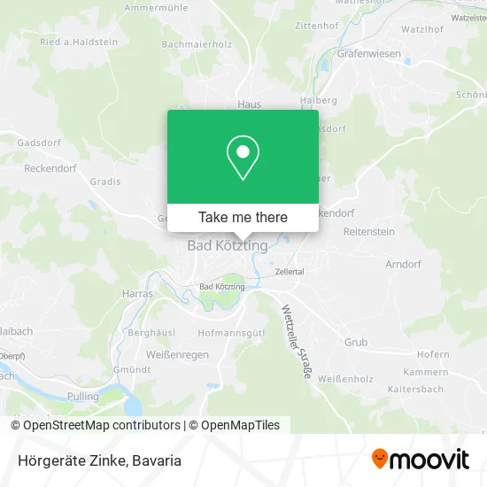 Карта Hörgeräte Zinke