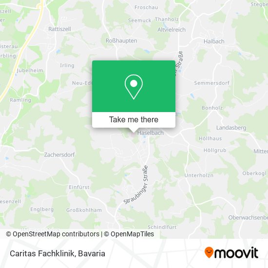 Caritas Fachklinik map