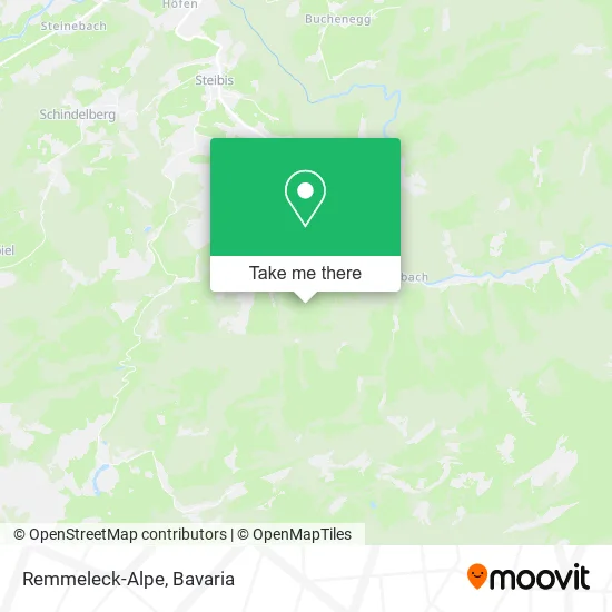 Карта Remmeleck-Alpe