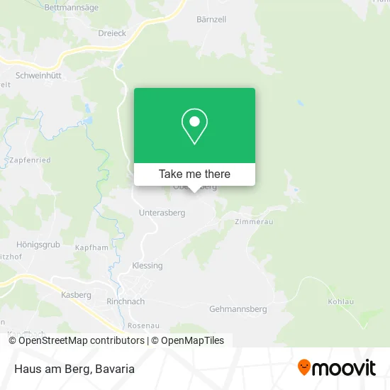 Карта Haus am Berg