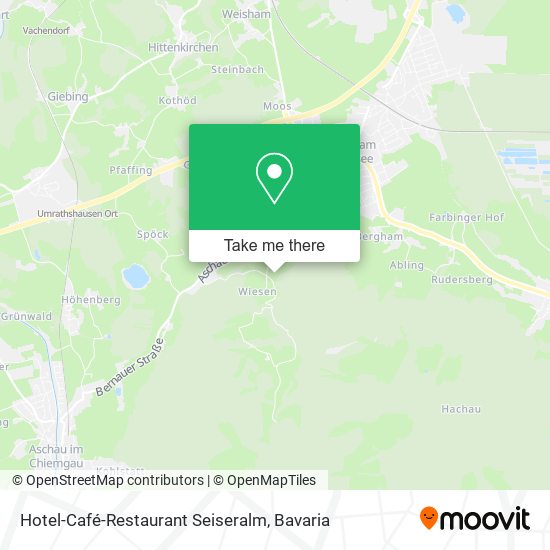 Hotel-Café-Restaurant Seiseralm map