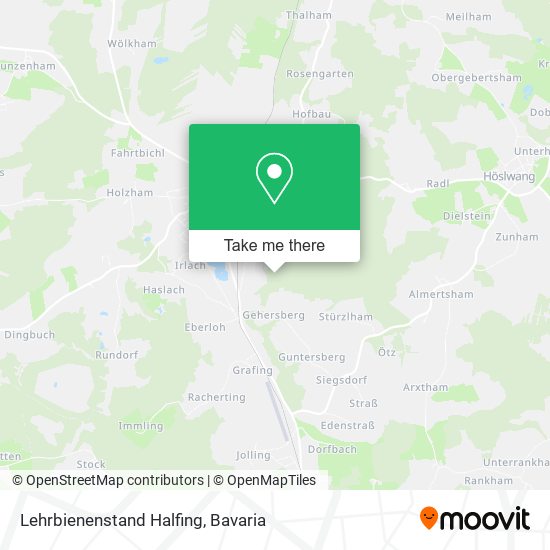 Lehrbienenstand Halfing map
