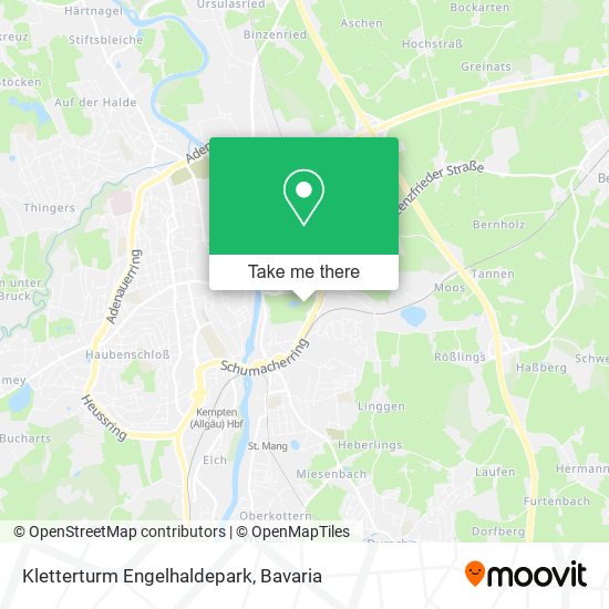 Kletterturm Engelhaldepark map
