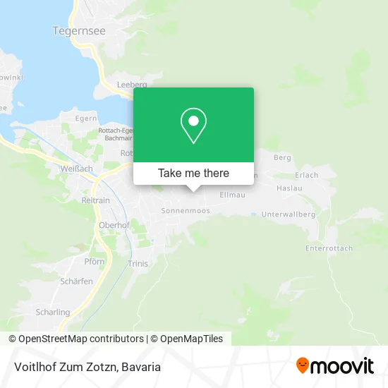 Карта Voitlhof Zum Zotzn