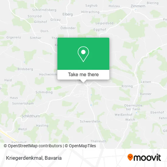 Карта Kriegerdenkmal