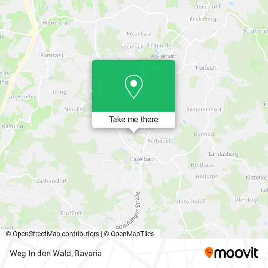 Карта Weg In den Wald