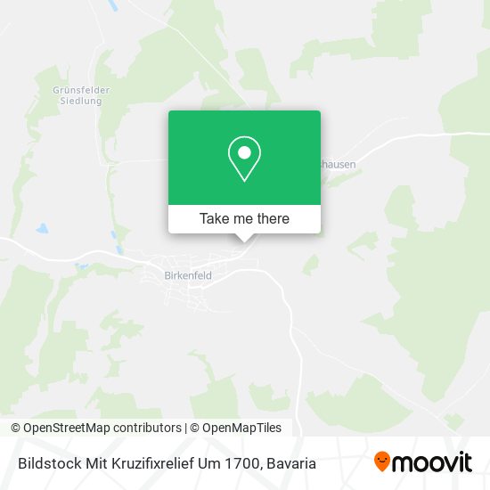 Bildstock Mit Kruzifixrelief Um 1700 map