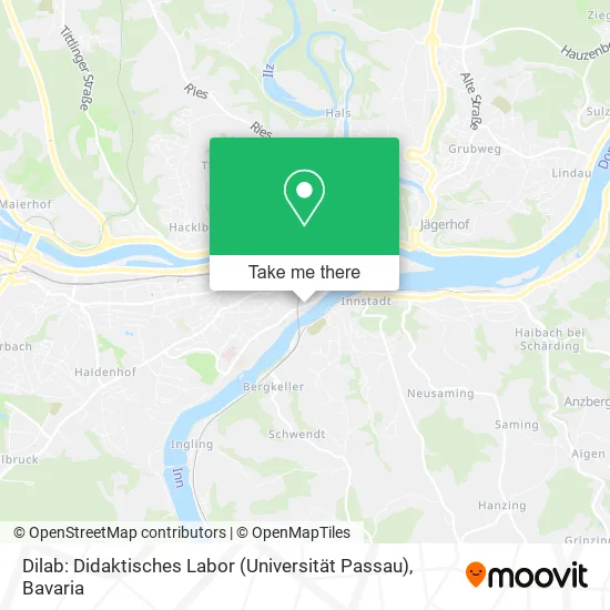 Карта Dilab: Didaktisches Labor (Universität Passau)