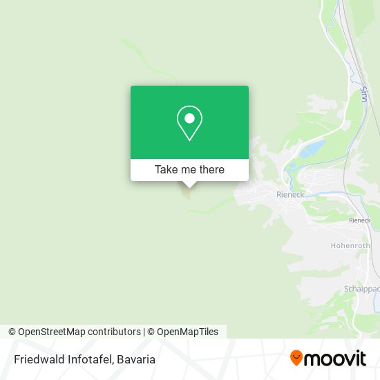 Карта Friedwald Infotafel