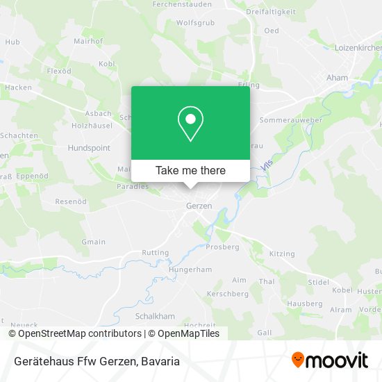 Gerätehaus Ffw Gerzen map