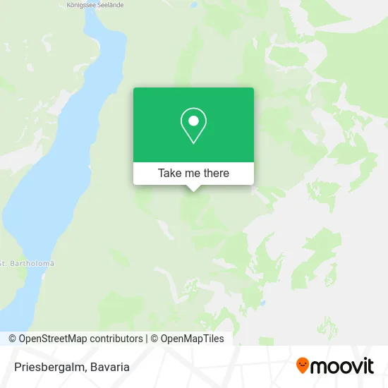 Карта Priesbergalm