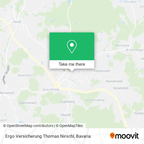 Карта Ergo Versicherung Thomas Nirschl