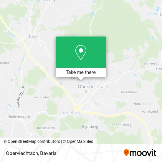 Карта Oberviechtach
