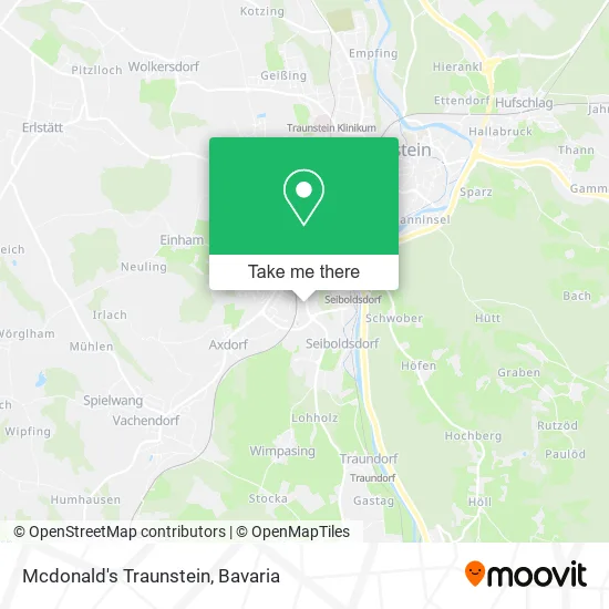 Карта Mcdonald's Traunstein