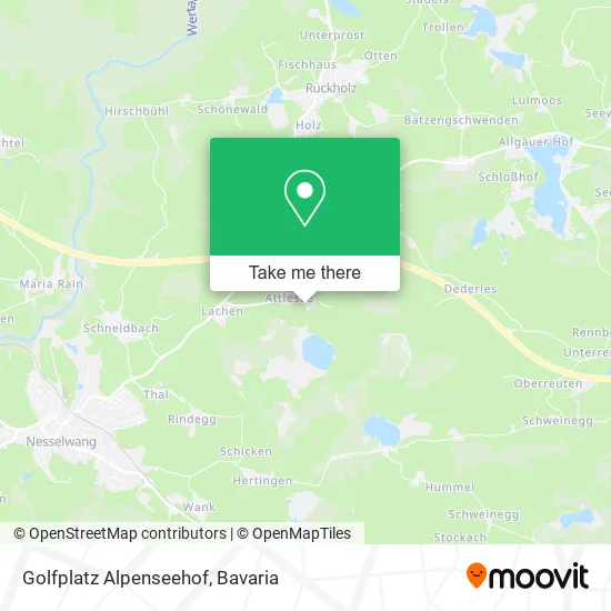 Карта Golfplatz Alpenseehof