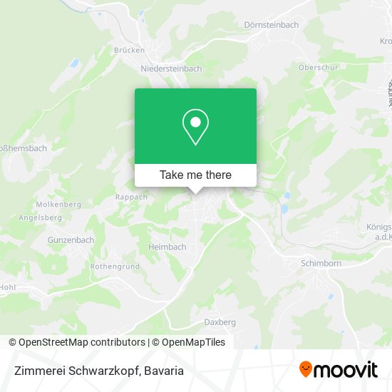 Zimmerei Schwarzkopf map