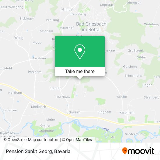 Pension Sankt Georg map