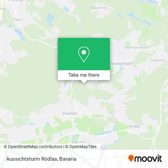 Aussichtsturm Rödlas map