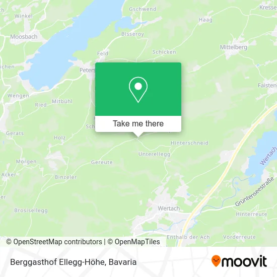 Карта Berggasthof Ellegg-Höhe