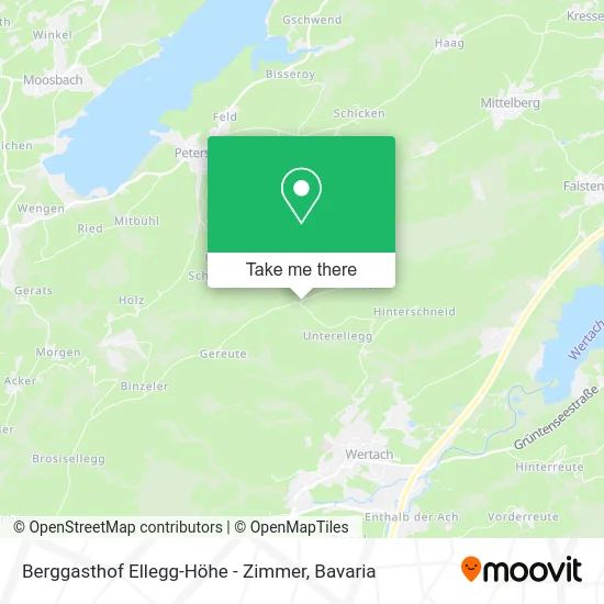 Карта Berggasthof Ellegg-Höhe - Zimmer