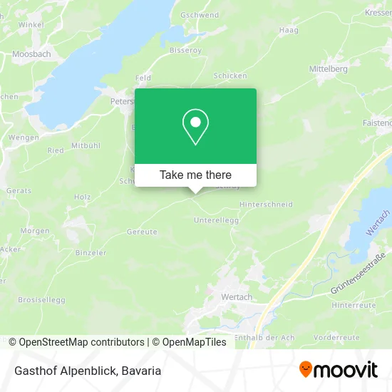 Карта Gasthof Alpenblick