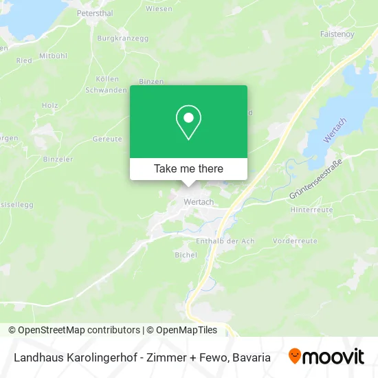 Карта Landhaus Karolingerhof - Zimmer + Fewo