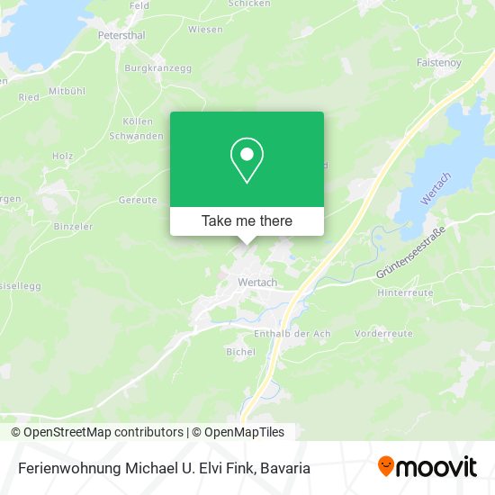 Карта Ferienwohnung Michael U. Elvi Fink