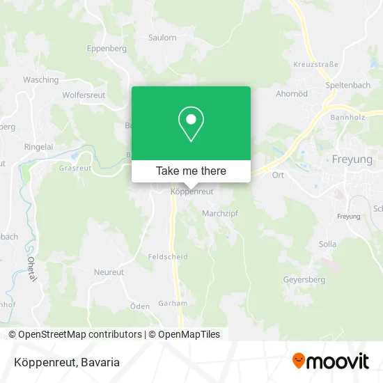 Карта Köppenreut