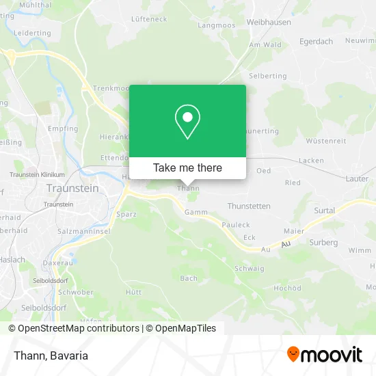 Карта Thann
