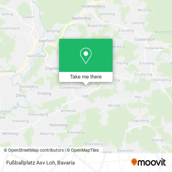 Карта Fußballplatz Asv Loh