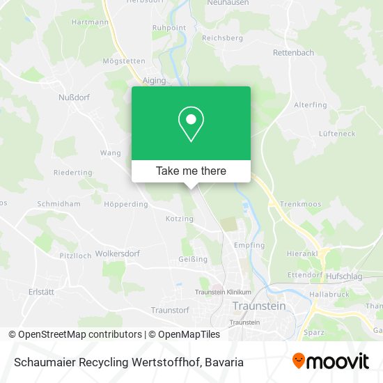 Schaumaier Recycling Wertstoffhof map
