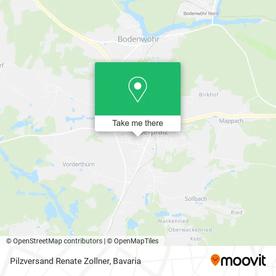 Карта Pilzversand Renate Zollner