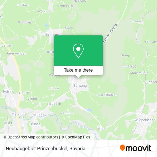 Neubaugebiet Prinzenbuckel map