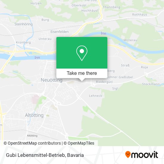 Gubi Lebensmittel-Betrieb map
