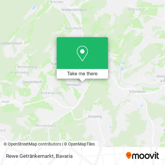 Карта Rewe Getränkemarkt