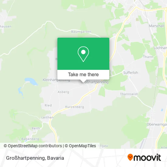 Карта Großhartpenning