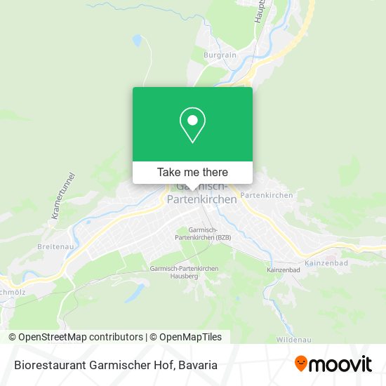 Biorestaurant Garmischer Hof map