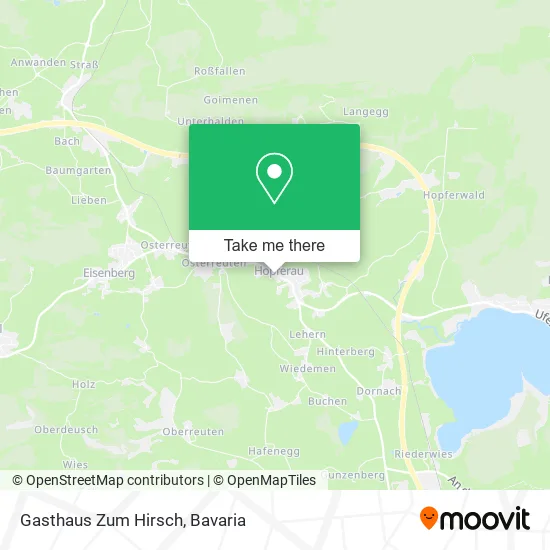 Карта Gasthaus Zum Hirsch