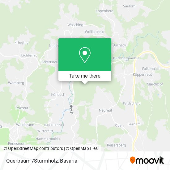 Querbaum /Sturmholz map