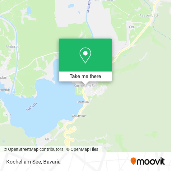Карта Kochel am See