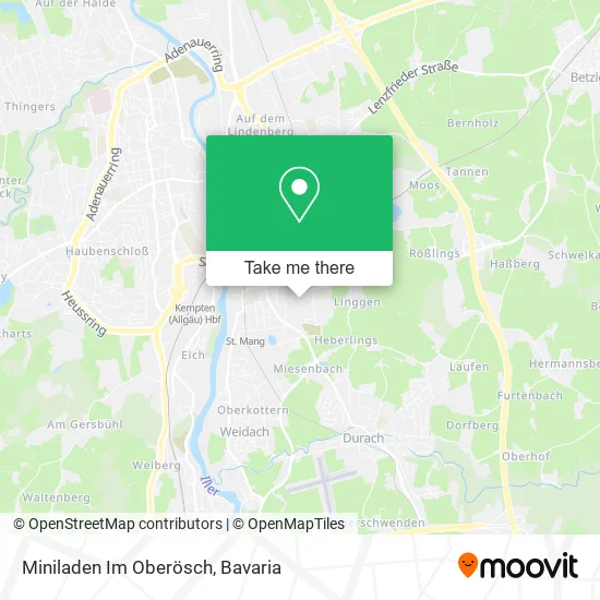 Карта Miniladen Im Oberösch